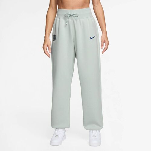 Nike Inter Wnsw Phnx Flc Hr Os Pant - grey haze/blue void