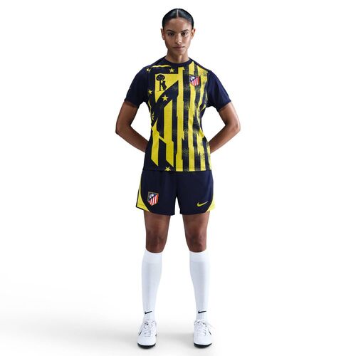 Nike Atm Wnk Df Acdpr Ss Top K Hapm - binary blue/vibrant yellow