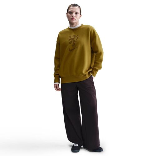 Nike Knvb W Nsw Phnx Flc Os Crew - bronzine