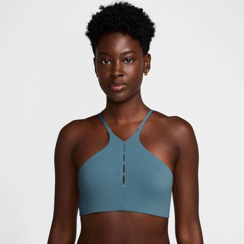 Nike W Nk1 Hn Keyhole Bra - smokey blue/jcg
