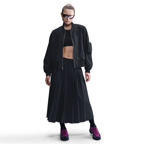 Nike Ent W Nsw Essntl Os Bomber - black/vivid purple/vivid purple