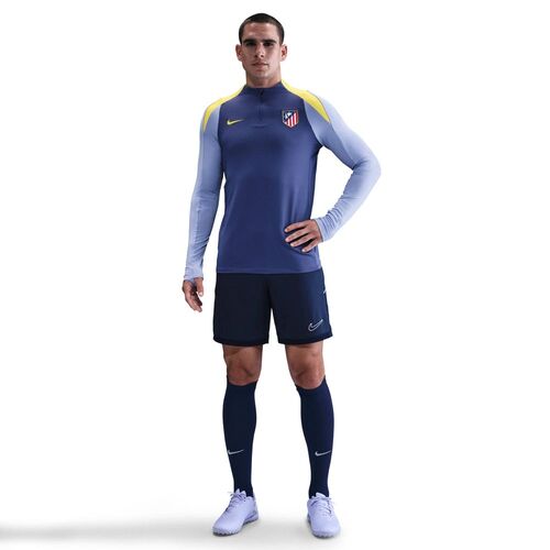 Nike Atm M Nk Df Strk Drill Top K - dk purple dust/vibrant yellow