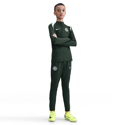 Nike Cfc Y Nk Df Strk Drill Top K - outdoor green/phantom/phantom