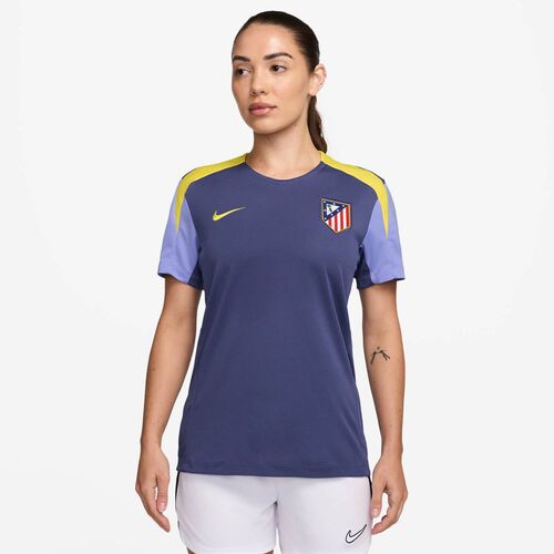 Nike Atm W Nk Df Strk Ss Top K - dk purple dust/vibrant yellow