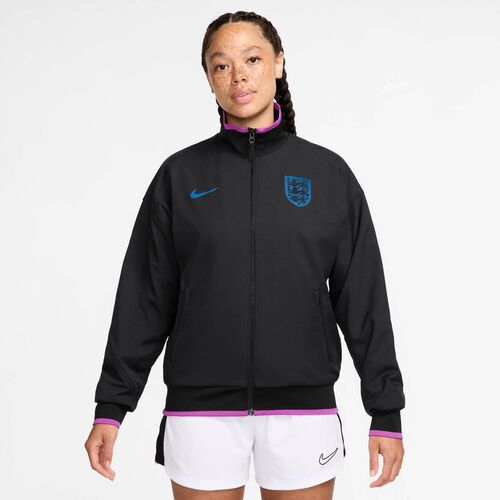 Nike Ent W Nk Df Strk Anthm Jkt Aw - black/lt photo blue