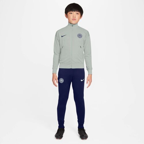 Nike Inter Y Nk Df Strk Trk Suit K - grey haze/blue void/blue void