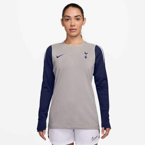 Nike Thfc W Nk Df Strk Crew Top K - lt iron ore/binary blue/binary blue