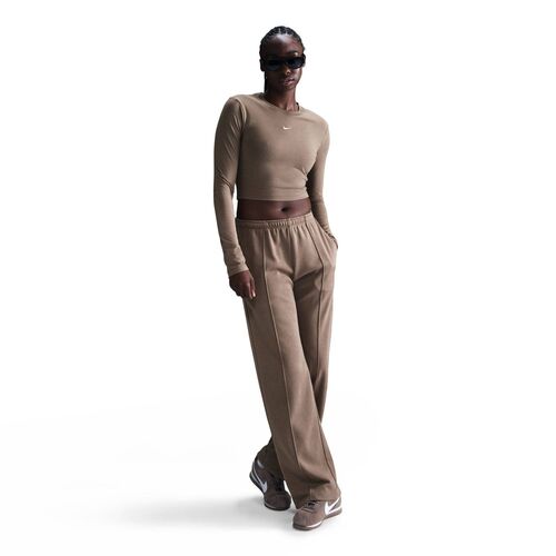 Nike W Nsw Nk Chill Knit Ls Crop Pullover