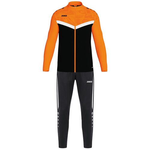 Jako Polyesteranzug Iconic - schwarz/neonorange