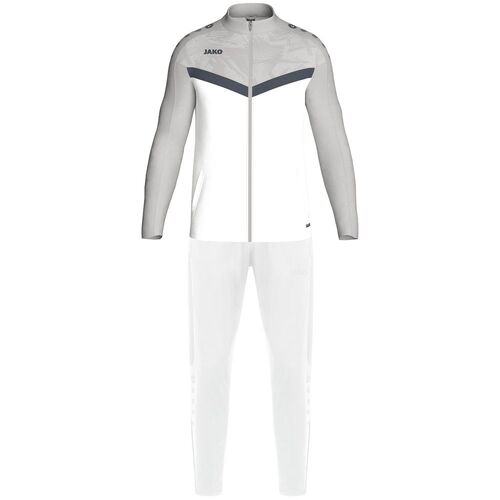Jako Polyesteranzug Iconic - wei�/soft grey/anthra light