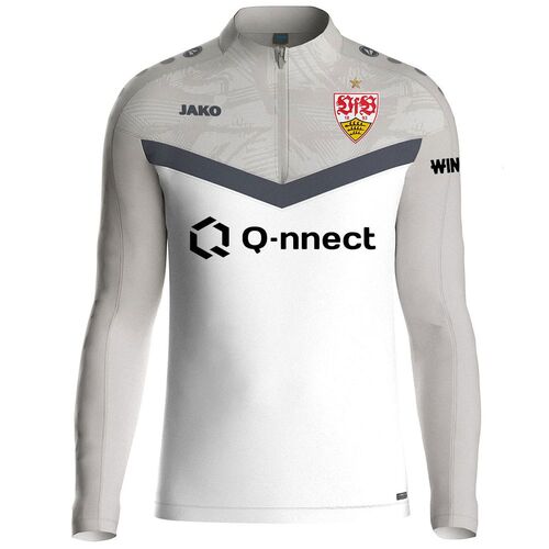 Jako VfB Ziptop Iconic - wei�/soft grey/anthra light