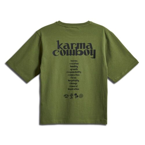 Hummel stmKARMA T-SHIRT S/S - OLIVE BRANCH - 104 - olive branch