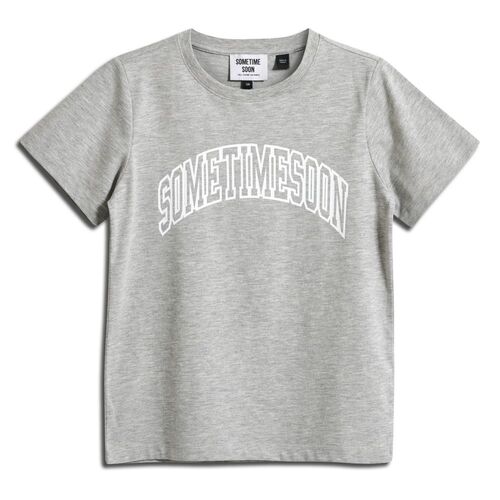 Hummel stmOCEAN T-SHIRT S/S - GREY MELANGE - 104 - grey melange