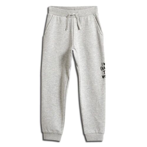 Hummel stmPASADENA PANTS - GREY MELANGE - 104 - grey melange