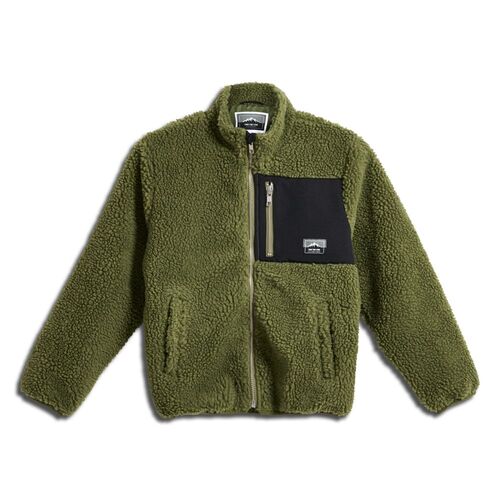 Hummel stmVENTURE FLEECE JACKET - OLIVE BRANCH - 104 - olive branch