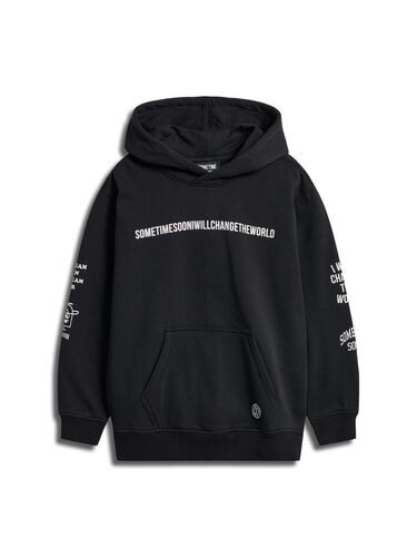 Hummel stsORTEGA HOODIE - BLACK - 104 - black