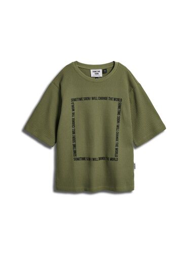 Hummel stsJACOB T-SHIRT S/S - OLIVE BRANCH - 104 - olive branch