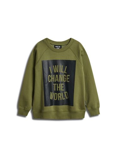Hummel stsCORNELIUS SWEATSHIRT - OLIVE BRANCH - 110 - olive branch