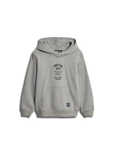 Hummel stsDIMAS HOODIE - LIGHT GREY MELANGE - 104 - light grey melange