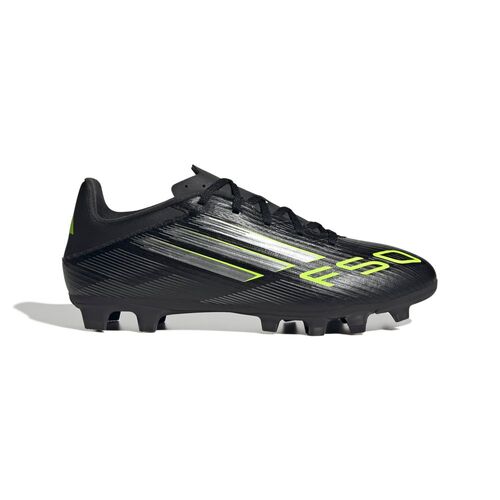 adidas F50 Club Fg/Mg - cblack/ironmt/luclem