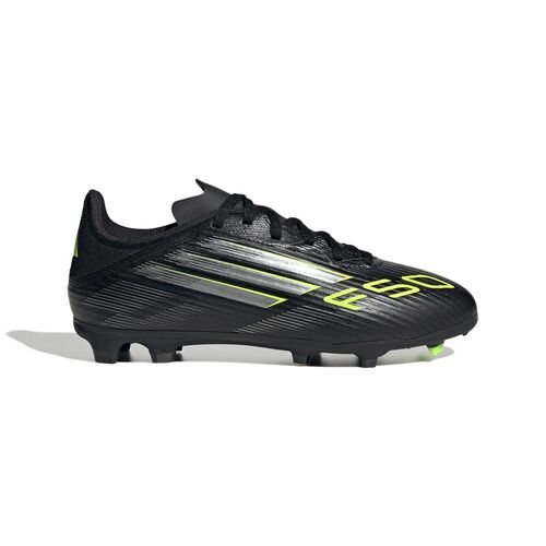 adidas F50 League Fg/Mg J - cblack/ironmt/luclem