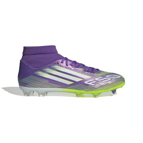 adidas F50 League Mid Fg/Mg - purrus/ftwwht/luclem