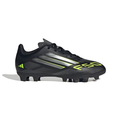 adidas F50 Club Fg/Mg J - cblack/ironmt/luclem
