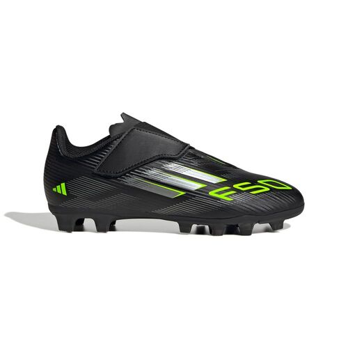adidas F50 Club Vel Fg/Mg J - cblack/ironmt/luclem