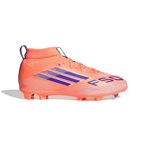 adidas F50 League Fg/Mg Mid J - beaora/lucblu/ftwwht
