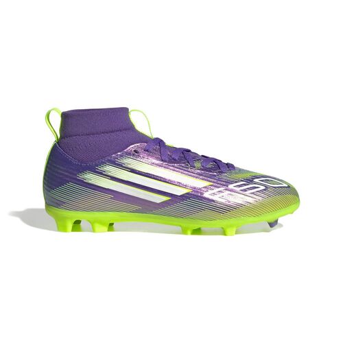 adidas F50 League Fg/Mg Mid J - purrus/ftwwht/luclem
