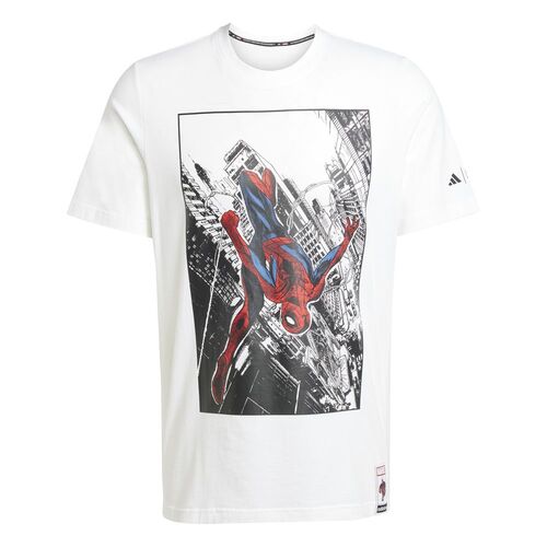 adidas M Spiderman T-S - white