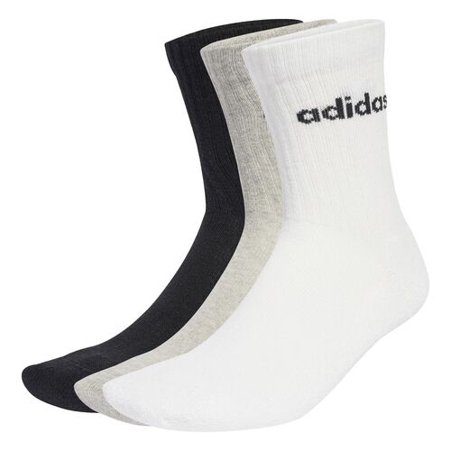 adidas C Lin Crew 6P - mgreyh/white/black