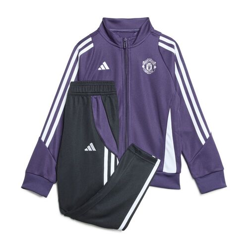 adidas Mufc Tk Suit I - aurplu/black