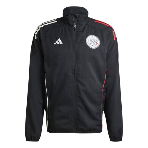 adidas Ajax Pre Jacke - black/white/bolred