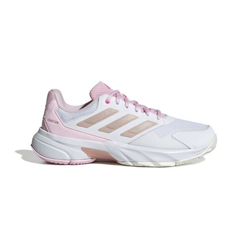 adidas Courtjam Control 3 W - ftwwht/silvmt/lucpnk