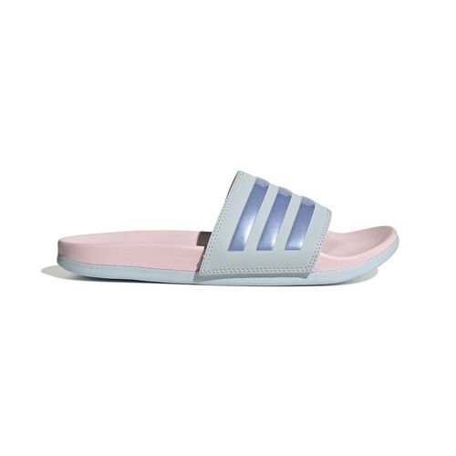 adidas Adilette Comfort - halblu/blspme/clpink