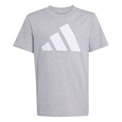 adidas J Bl Tee 160 - mgreyh/white