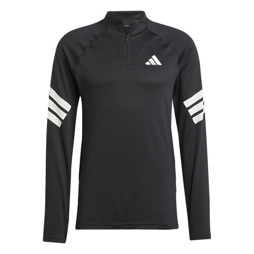 adidas Gym+ 3S 1/4 Zip - black/white