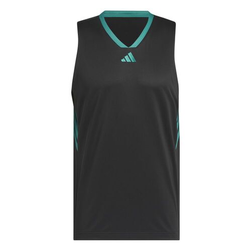 adidas 3-Stripes Tank - black/purtea