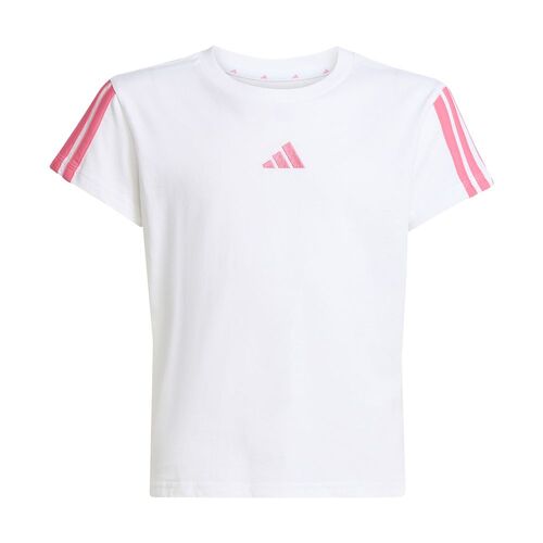 adidas Jg 3S Tee 160 - white/pnkfus