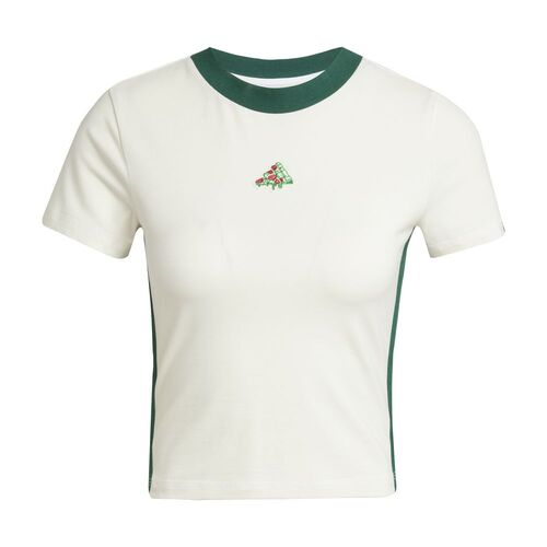 adidas Pizza Tee - owhite/cgreen