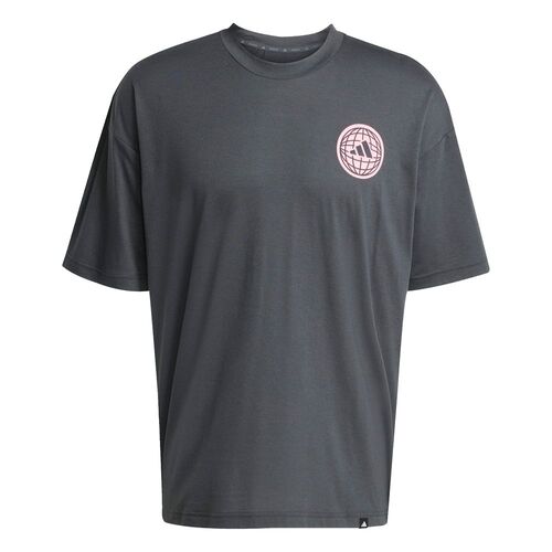 adidas Gfx Tee Glob Q3 - carbon