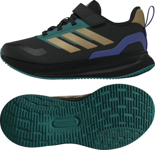 adidas Runfalcon 5 El C - cblack/khaki/pretea