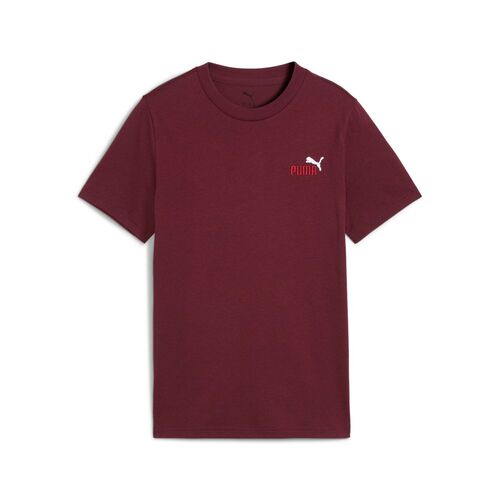 Puma ESS 2 COLOR Small No. 1 Logo Tee B - rot