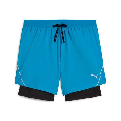 Puma M RUN ULTRAWEAVE 2IN1 5 SHORT? - blau