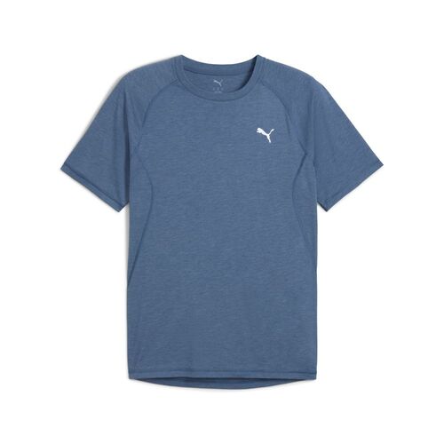Puma M RUN VELOCITY TEE (TRI-BLEND) - blau