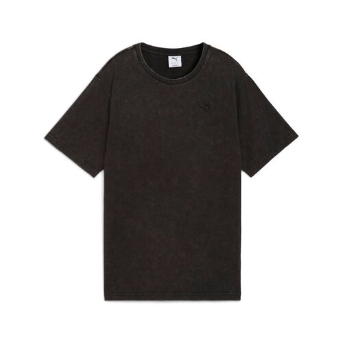 Puma ESS ELEVATED Relaxed Wash Tee - schwarz