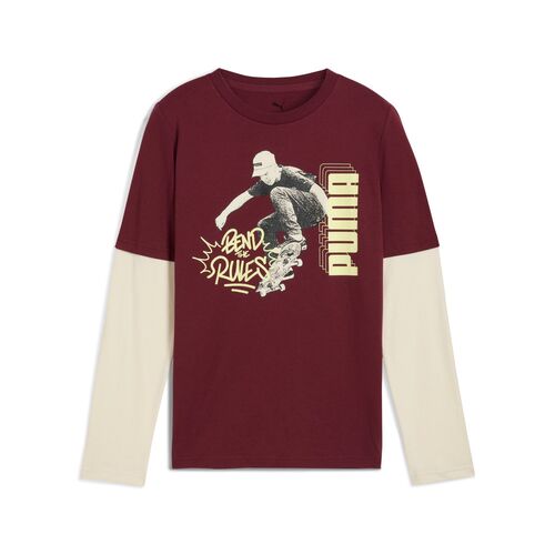 Puma MID90s Layered Longsleeve B - rot