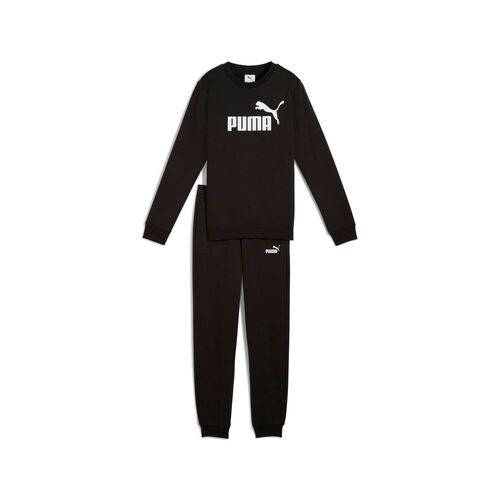 Puma ESS No.1 Logo Crew Sweat Suit  FL B - schwarz