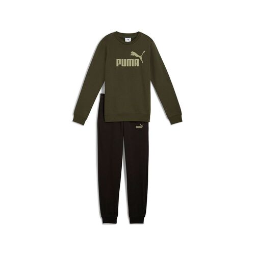 Puma ESS No.1 Logo Crew Sweat Suit  FL B - gr�n